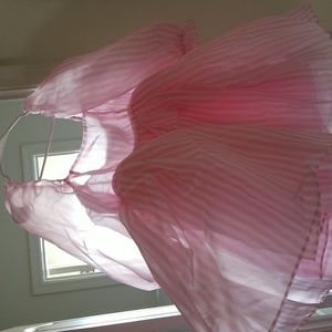 NWT Selkie x Maison Amory Candy Striper Puff Dress